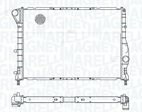 Articolo 076N8 - RADIATORE ALFA ROMEO 147 (937)