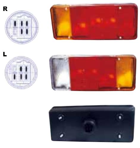 Articolo 227MB - FANALE P/SX IVECO DAILY 01/90>03/00 CASSONATO (ATTAC GRANDE)