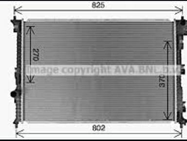 Articolo 2Q7V3 - CONDENSATORE FIAT 500L (351, 352)