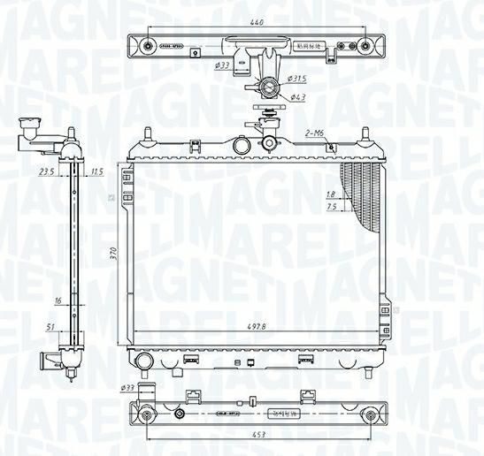Articolo 3TDBY - RADIATORE HYUNDAI GETZ (TB)