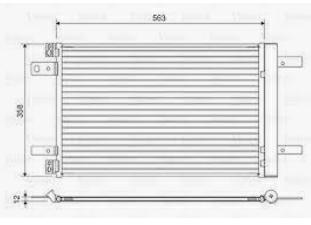 Articolo 55SQY - CONDENSATORE CITROEN C4 II - PEU
