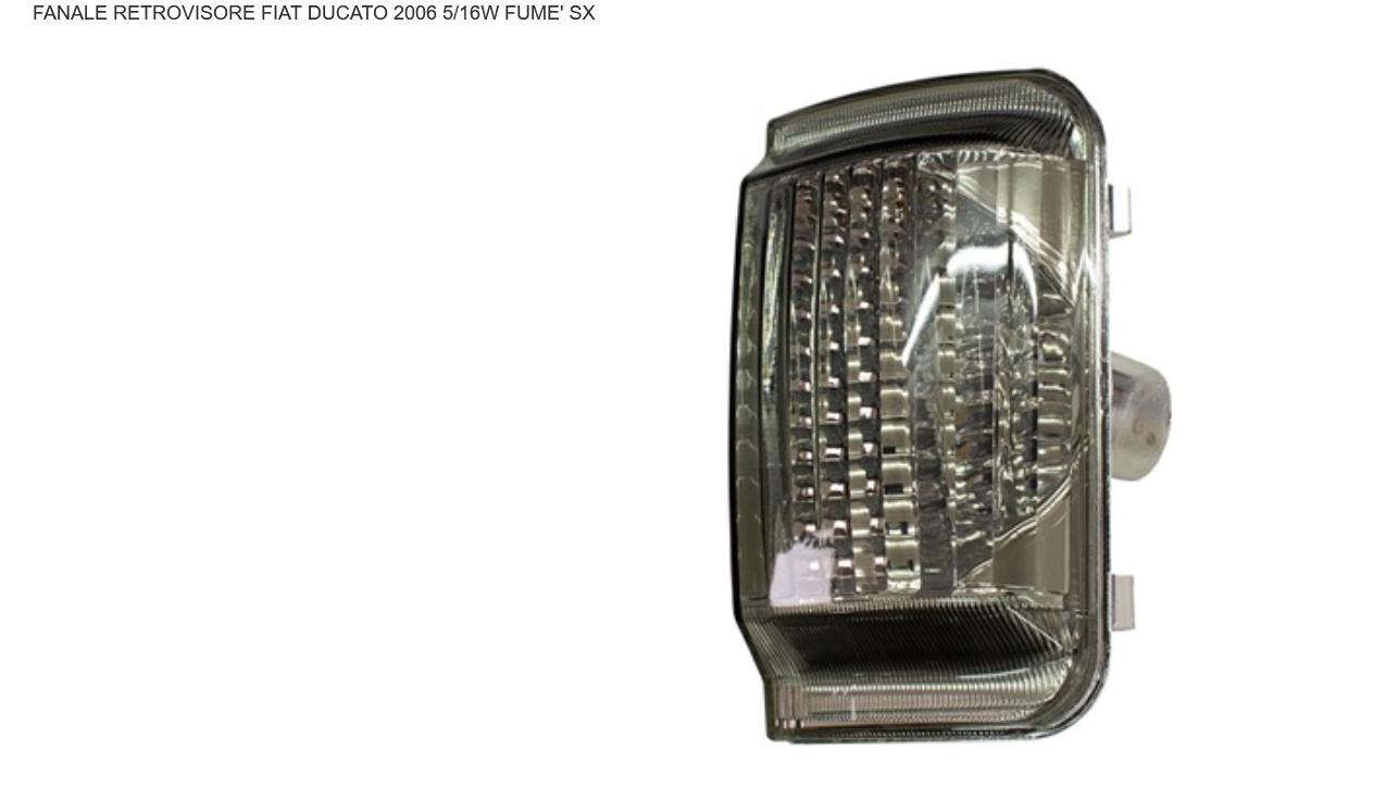 Articolo 6D7HC - FANALE RETROV SX FIAT DUCATO-CITR JUMPER-PEUG BOXER 06> FUME'