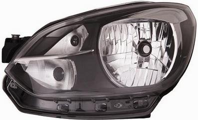 Articolo 6YTK6 - FARO DX H4 PRE REG ELET VW UP 01/12>PARAB NERA - BORDO NERO