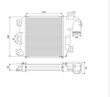 Articolo 8G50W - INTERCOOLER TOYOTA HILUX VII