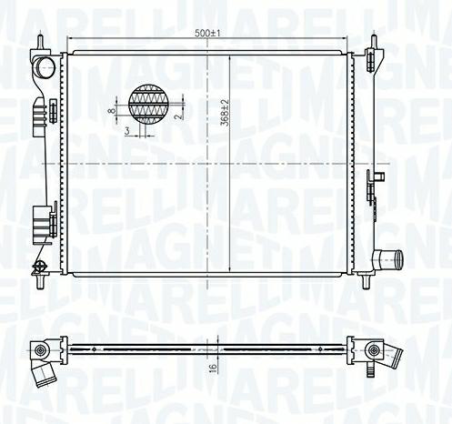 Articolo 8T9XZ - RADIATORE KIA RIO III