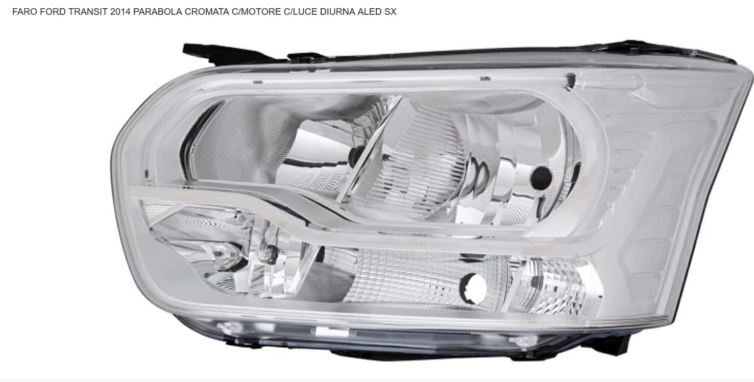 Articolo 9105P - FARO SX H7+H15 LED EL C/MOTOR FORD TRANSIT  01/13>