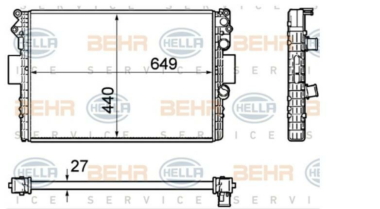 Articolo 9D7NH - RADIATORE IVECO NEW DAILY 2800 TD