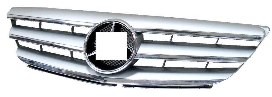 Articolo 9KH03 - GRIGLIA GRIGIA 3 PROFILI MERCEDES CLASSE B W245 06/05>12/08