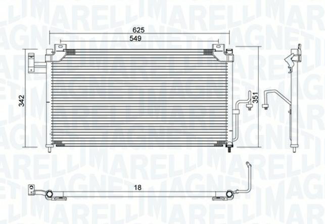 Articolo 9WP06 - CONDENSATORE MAZDA 323