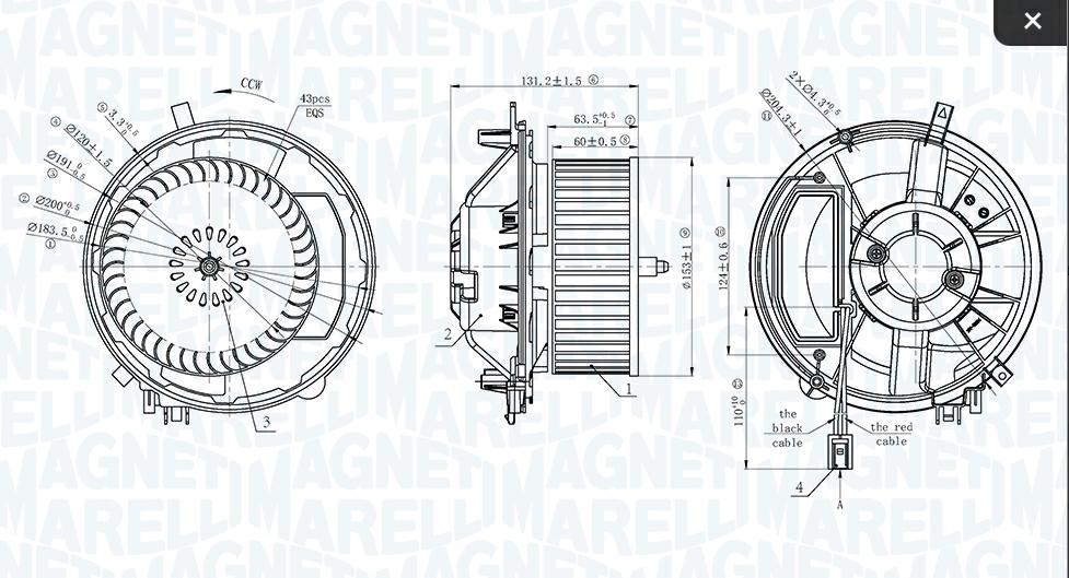 Articolo BRFSH - SOFFIATORE INTERNO VW PASSAT B8 VARIANT (3G
