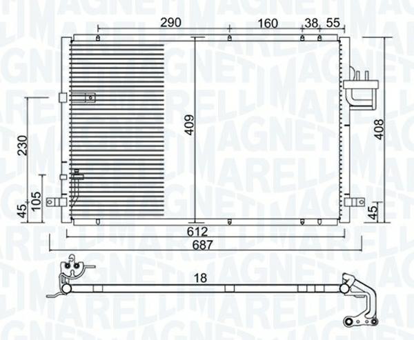 Articolo C4F7G - CONDENSATORE KIA CARENSII