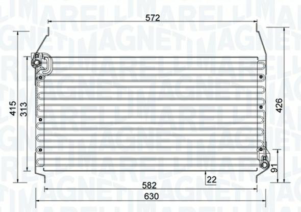 Articolo CBGK7 - CONDENSATORE FIAT MULTIPLA (186) 1.9 JTD 1