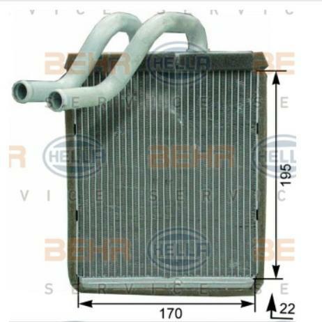 Articolo F45MT - RAD RISCALD KIA SORENTO('02-'05)