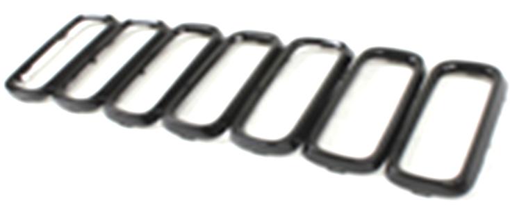 Articolo GFSF2 - KIT MODAN GRIGLIA NERO LUCIDO JEEP RENEGADE 05/18> ALTITUDE