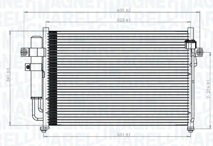Articolo K39W4 - CONDENSATORE HYUNDAI GETZ (TB) 1.1