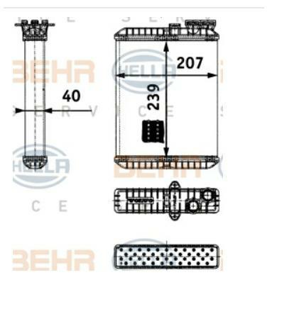 Articolo K5Y5R - RAD RISCALD VOLVO S80 (P23)