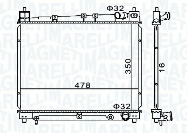 Articolo K7KDN - RADIATORE TOYOTA YARIS (P1)