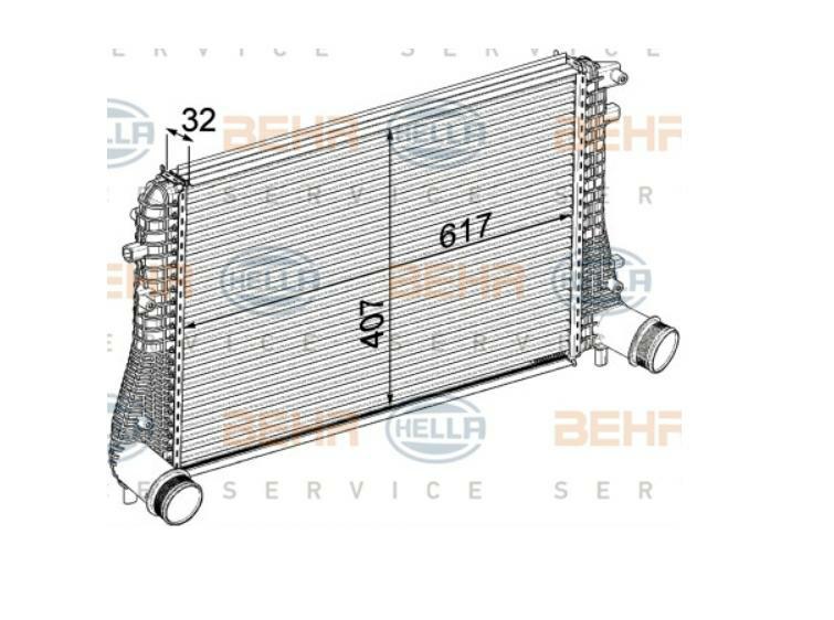 Articolo KB3G5 - INTERCOOLER VW GOLF V  AUDI A3