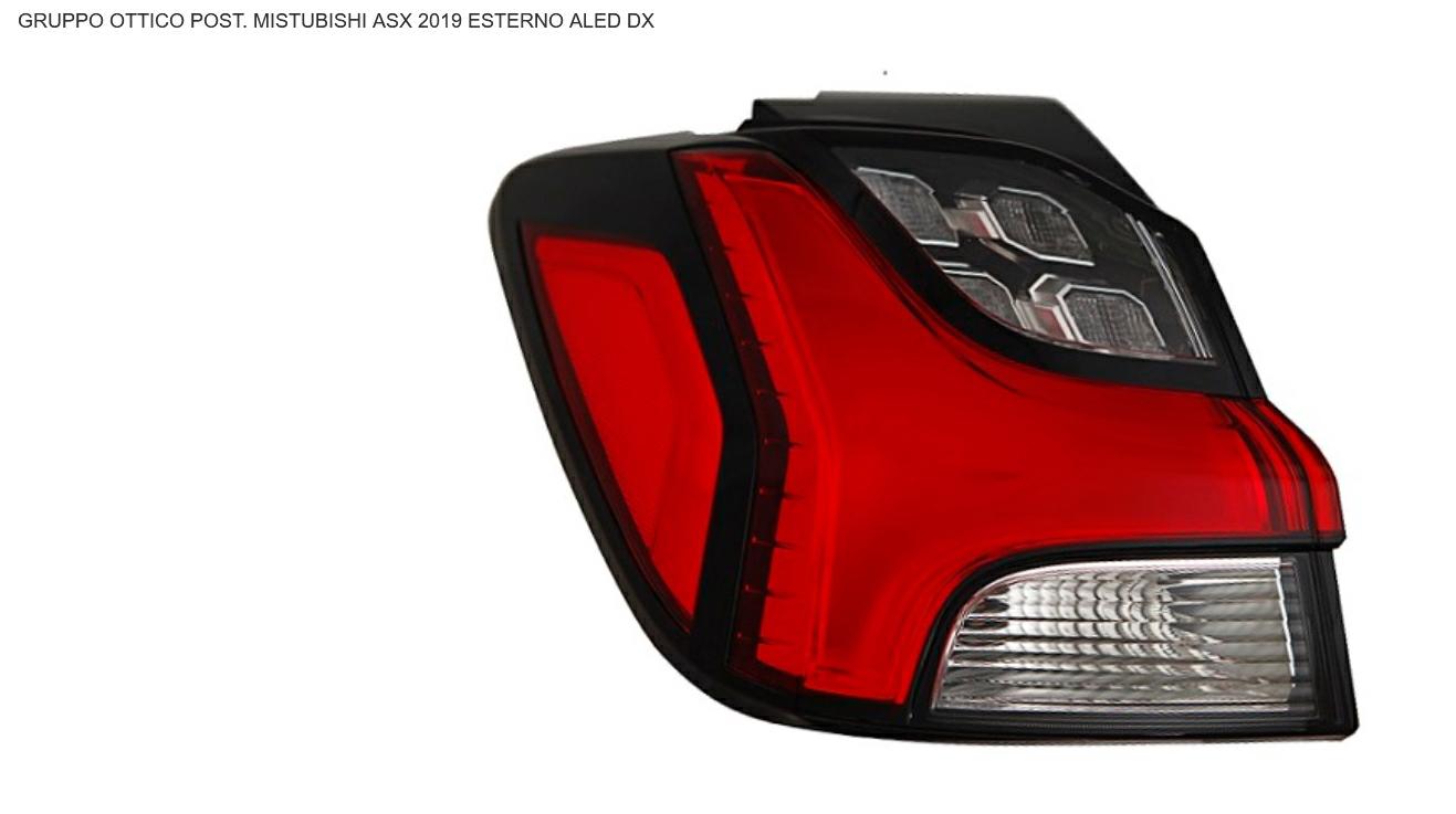 Articolo MDYXV - GR OTTICO P/DX EST A LED MITSUBISHI ASX 11/19>