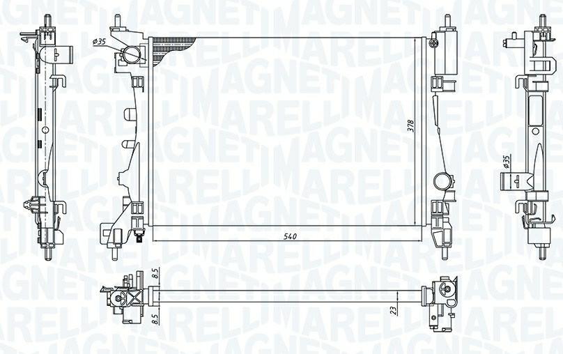 Articolo N7GN7 - RADIATORE FIAT QUBO (225) 1.4 (225AXA1A)