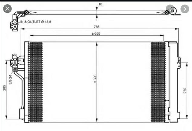 Articolo NPRS8 - CONDENSATORE MERCEDES VIANO W639