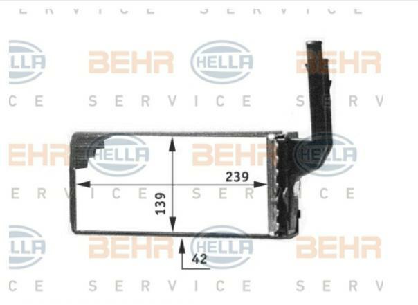 Articolo RHY61 - RAD RISCALD CITROEN AX/SAXO/PEUGE 106