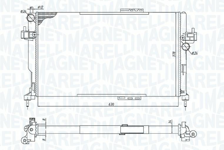 Articolo SMNBD - RADIATORE OPEL CORSA C (X01)