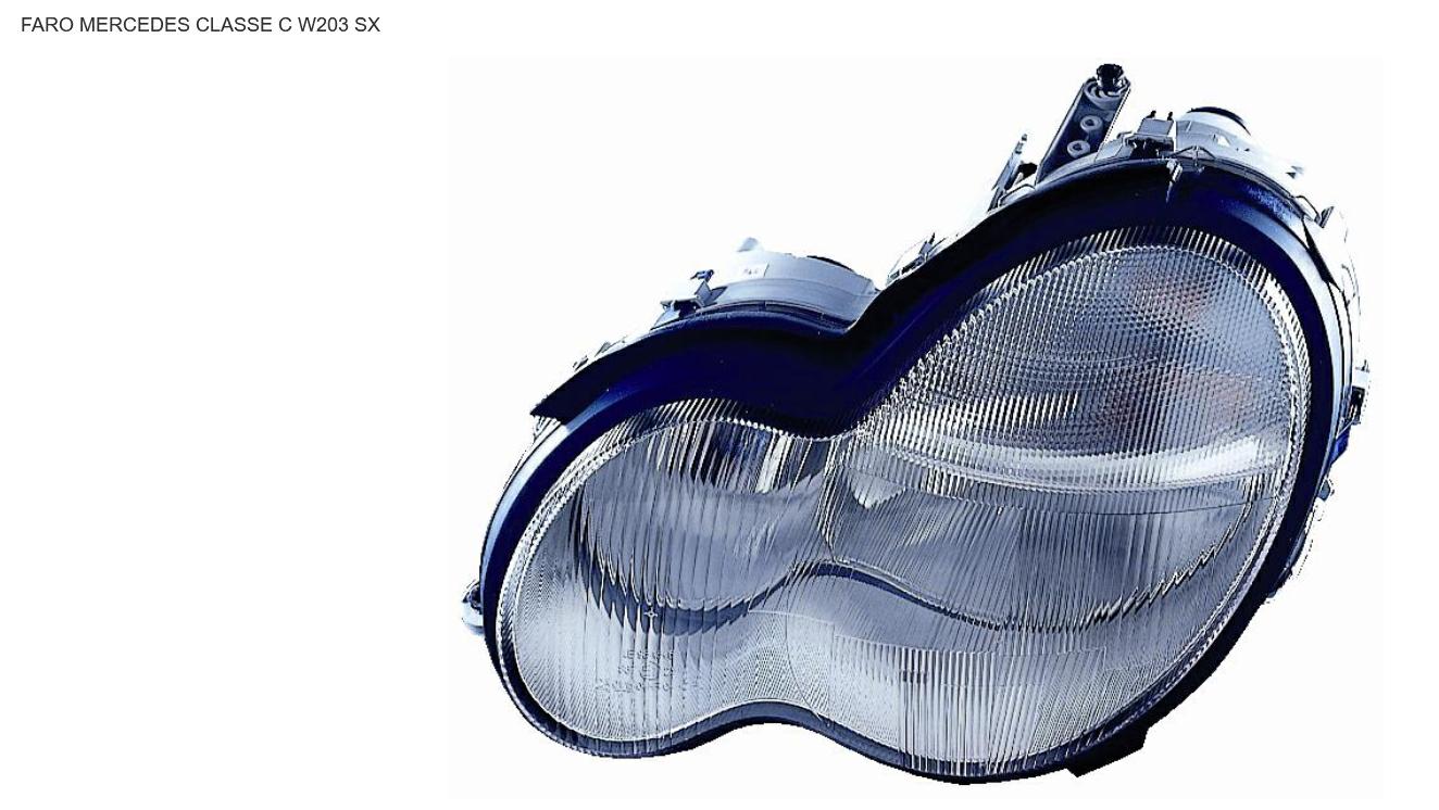 Articolo SQK3S - FARO SX 2H7 PRED REG PNEUMATICA MERCED CLASSE C W203 07/00>12/02