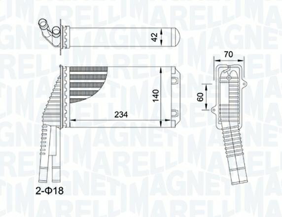 Articolo T5F88 - RISCALDATORE VOLVO S60-XC90