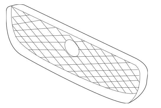 Articolo VDW0Q - GRIGLIA NERA LUCIDA JAGUAR XF 10/20>