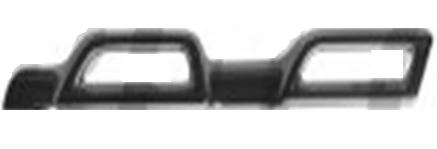 Articolo XV9BF - MODAN GRIGLIA SUP SX CROM DACIA DUSTER 08/13>