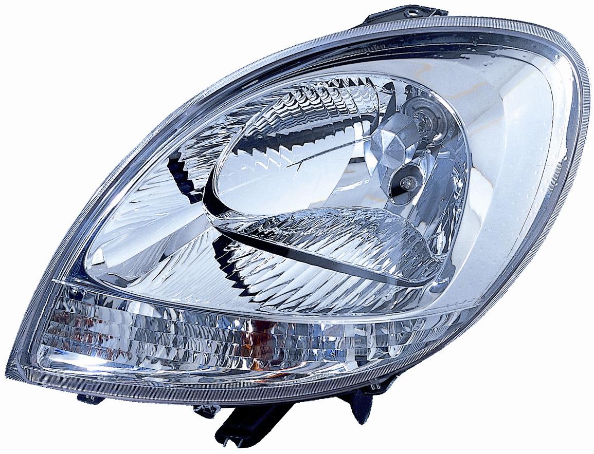 Articolo YVPWN - FARO DX H4 IND DIREZ BIANCO PRED REG EL KANGOO-KUBISTAR 04/03>
