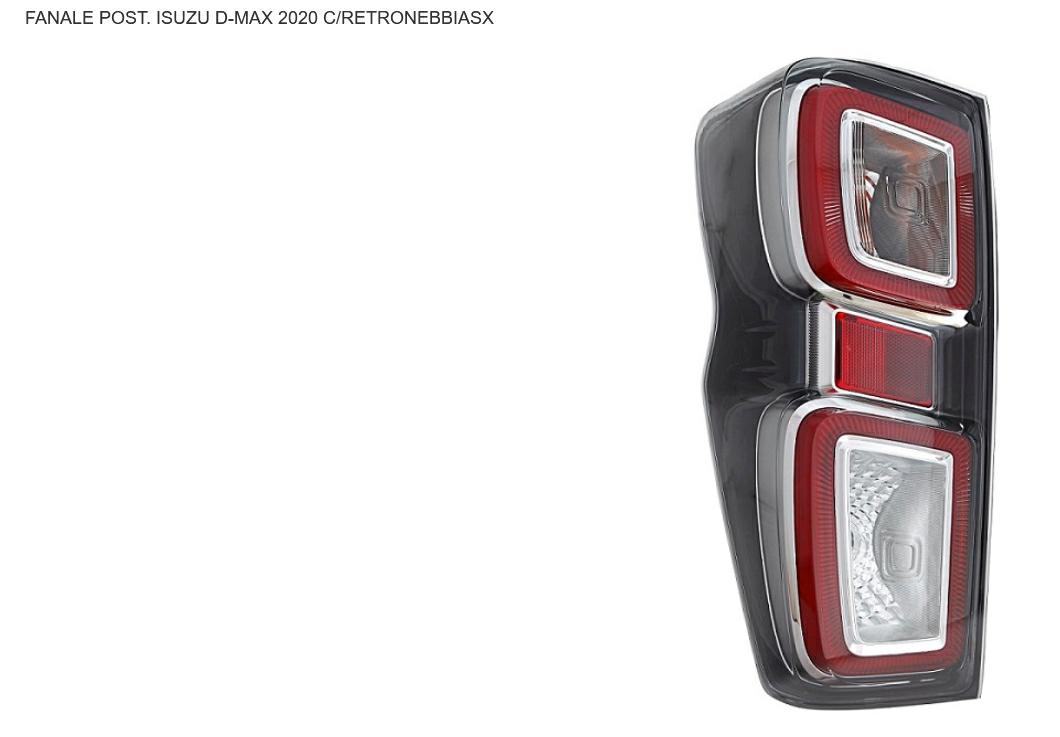 Articolo YZD77 - FANALE P/SX ISUZU D-MAX 11/19> S/RETRONEBBIA